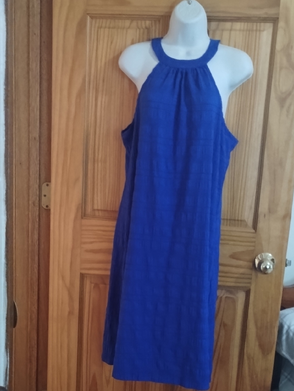 Women’s Royal Blue Halter Neck Sundress